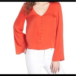 Cupcakes & Cashmere Poppy Red Top